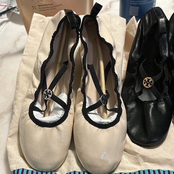New Tory Burch Women Soft Scrunch Ballet Flats in 2 colors. Sold Separately - Picture 4 of 6